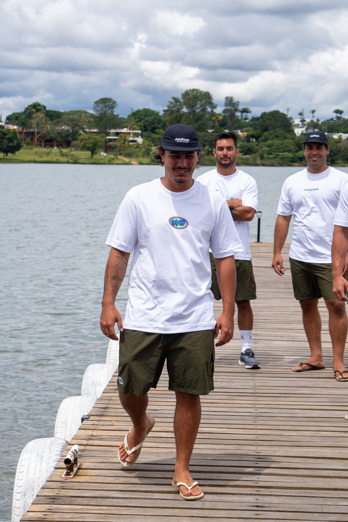 Peça da coleção WB Clothing no Lago Paranoá